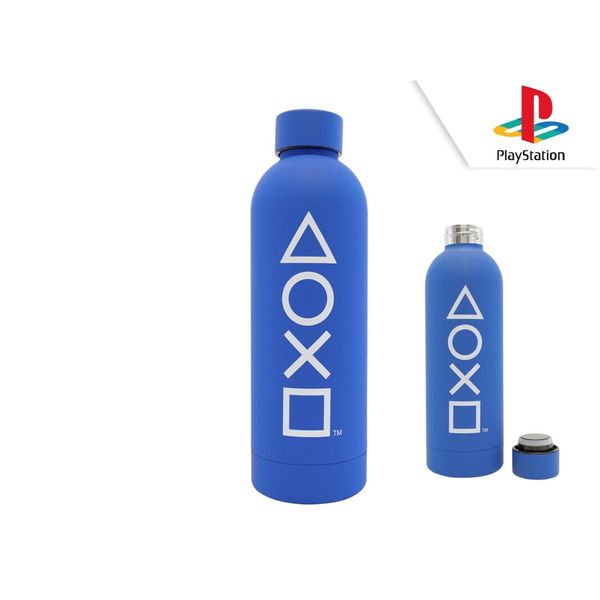 PlayStation - Doppelwandige Edelstahlflasche / Double Walled Stainless Steel Bottle - Karten-Kiosk.de