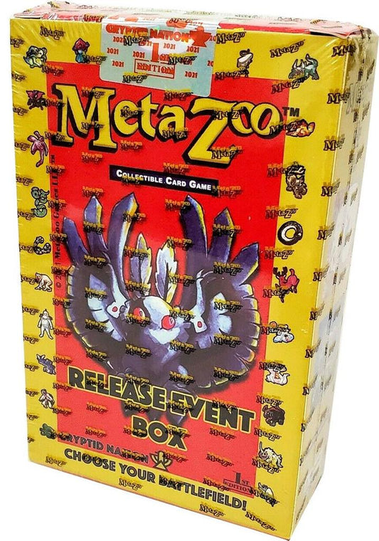 MetaZoo TCG - Trading Card Game - Cryptid Nation 2nd Edition Release Event Box - englisch
