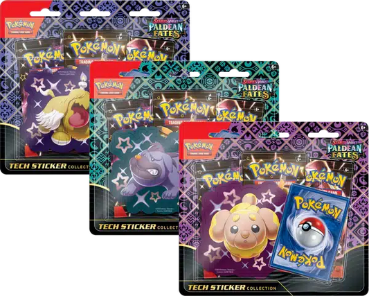 Pokemon Karmesin & Purpur - Paldean Fates - Tech Sticker Collection - englisch - Vorbestellung