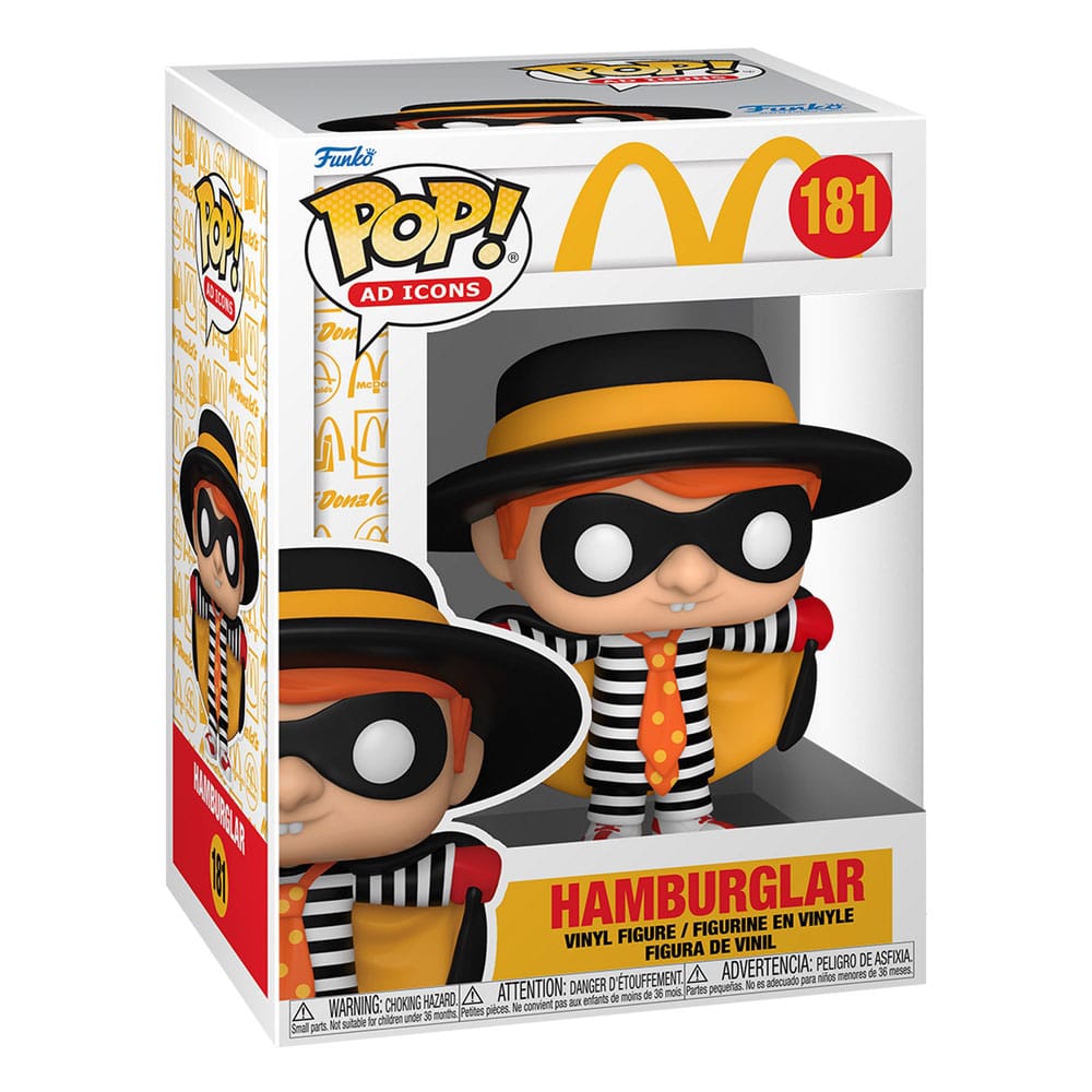 McDonalds Funko POP! Ad Icons Vinyl Figur Hamburgler 9 cm