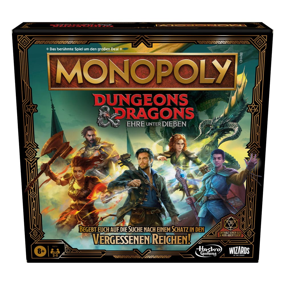 Monopoly Brettspiel - Dungeons & Dragons: Ehre unter Dieben **DEUTSCHE VERSION**