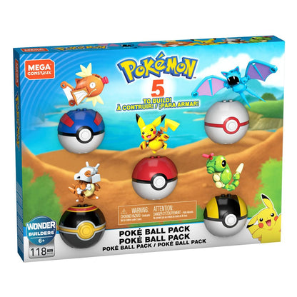 Pokémon Mega Construx Bauset Pokéball-Pack