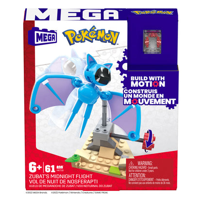 Pokémon Mega Construx Bauset Zubats Mitternachtsflug 11 cm