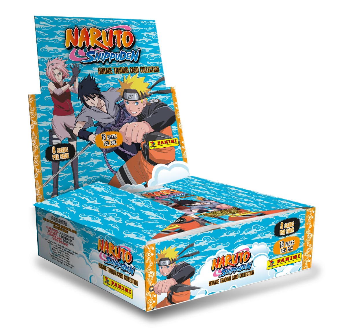 Panini Naruto Shippuden Sammelkarten Hokage Trading Card Collection Flow Packs Display englisch